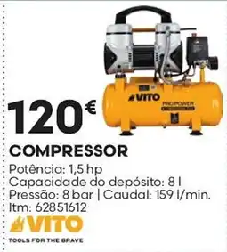 Bricomarché compressor vito promoção