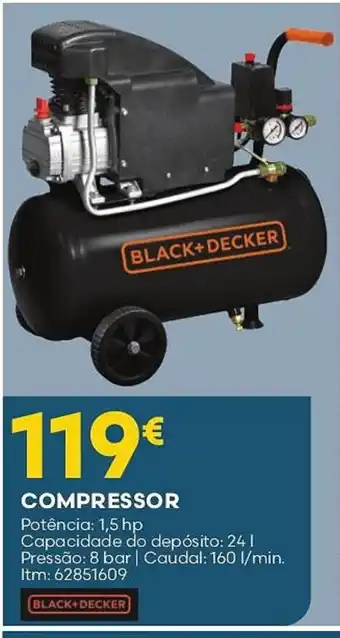 Bricomarché compressor black+decker promoção