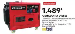 Bricomarché Gerador a diesel nutool promoção
