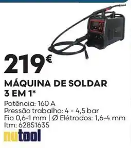 Bricomarché máquina de soldar nutool promoção
