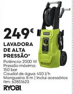 Bricomarché lavadora de alta pressão ryobi promoção