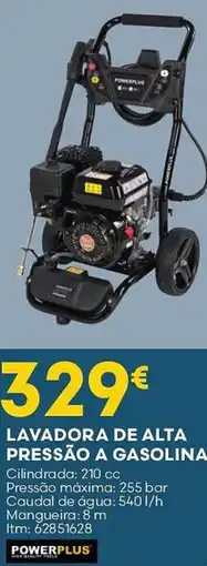 Bricomarché Lavadora de alta pressão a gasolina powerplus promoção