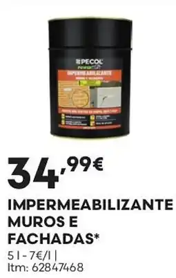 Bricomarché pecol impermeabilizante muros e fachadas promoção