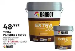 Bricomarché Barbot tinta paredes e tetos extra 360 promoção