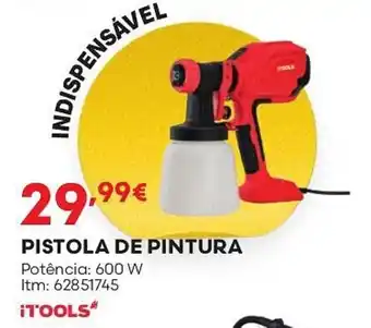 Bricomarché pistola de pintura i'tools promoção