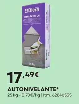 Bricomarché Diera autonivelante promoção