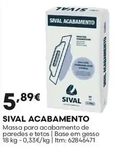 Bricomarché Sival acabamento promoção