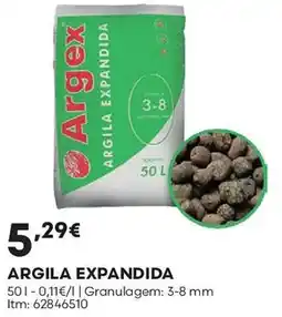 Bricomarché Argex argila expandida promoção