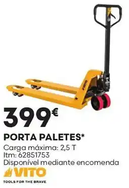 Bricomarché porta paletes vito promoção