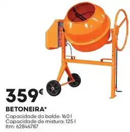 Bricomarché betoneira promoção
