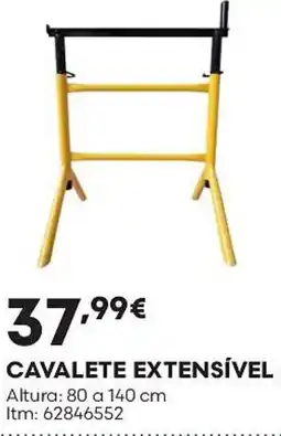 Bricomarché Cavalete extensível promoção