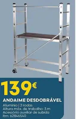 Bricomarché Andaime desdobrável promoção