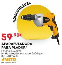 Bricomarché aparafusadora para pladur vito promoção