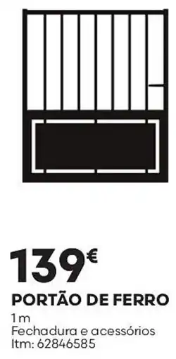 Bricomarché Portão de ferro promoção
