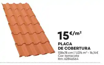 Bricomarché placa de cobertura promoção