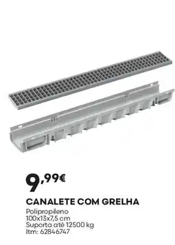 Bricomarché Canalete com grelha promoção