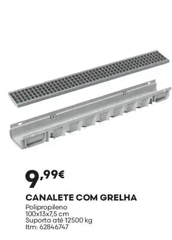 Bricomarché Canalete com grelha promoção