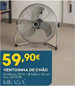 Bricomarché ventoinha de chão kikasa promoção