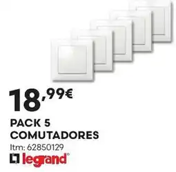 Bricomarché comutadores legrand promoção