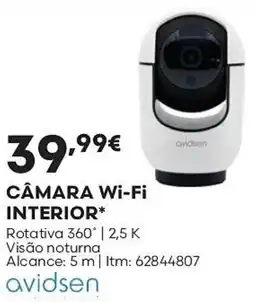 Bricomarché Câmera wi-fi interior avidsen promoção