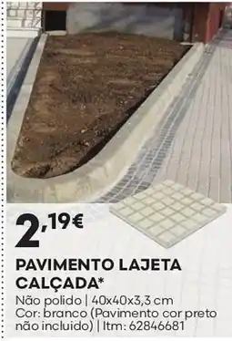 Bricomarché Pavimento lajeta calcada promoção