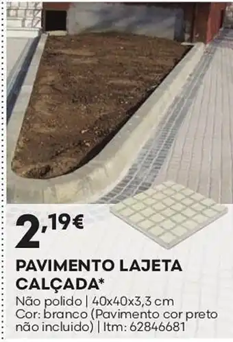 Bricomarché Pavimento lajeta calcada promoção