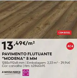 Bricomarché Pavimento flutuante modena 8 mm promoção