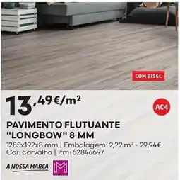Bricomarché Pavimento flutuante longbow promoção