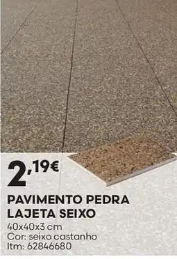 Bricomarché Pavimento pedra lajeta seixo promoção