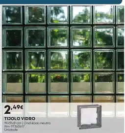 Bricomarché Tijolo vidro promoção