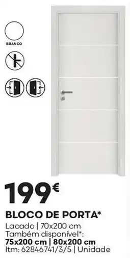 Bricomarché Bloco de porta promoção