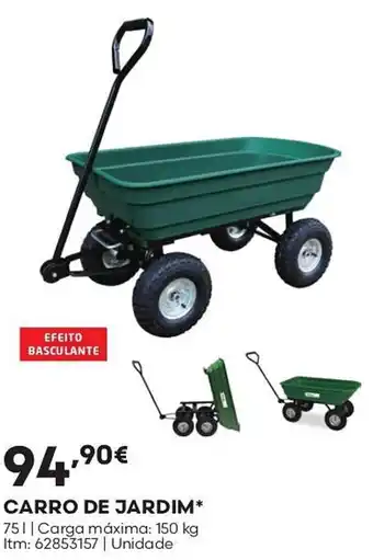 Bricomarché Carro de jardim promoção