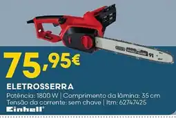 Bricomarché Eletrosserra einhell promoção