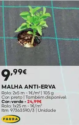 Bricomarché Malha anti-erva faura promoção