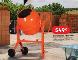 Bricomarché Betoneira pro 190 promoção