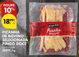 Pingo Doce Picanha de bovino selecionada pingo doce promoção