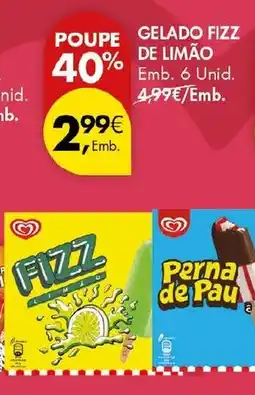Pingo Doce Gelado fizz de limão promoção