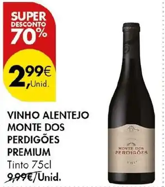 Pingo Doce Vinho alentejo monte dos perdigões premium promoção