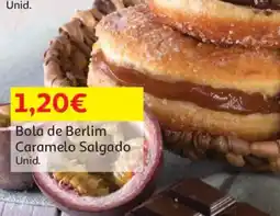 Auchan Bola de Berlim Caramelo Salgado promoção