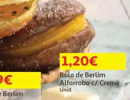 Auchan Bola de Berlim Alfarroba c/ Creme promoção