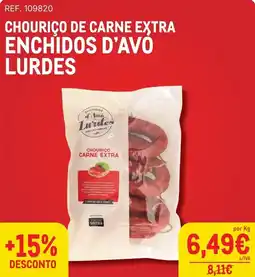 Makro chouriço de carne extra enchidos d'avo lurdes promoção