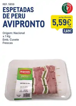 Makro Espetadas de peru avipronto promoção