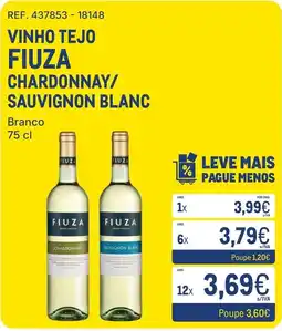 Makro Fiuza chardonnay/sauvignon blanc promoção