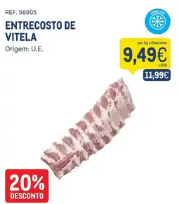 Makro Entrecosto de vitela promoção