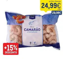 Makro Miolo camarão ultracongelado promoção