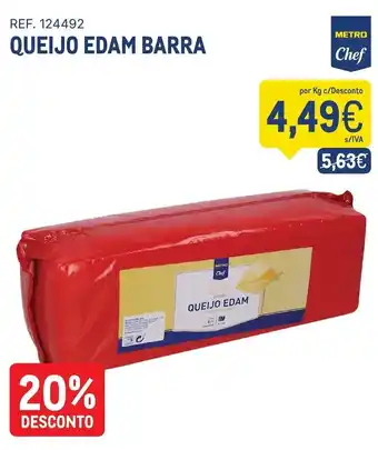 Makro Queijo edam barra promoção