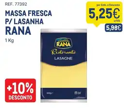 Makro massa fresca p/ lasanha rana promoção