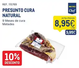 Makro Presunto cura natural metro chef promoção