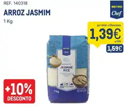 Makro Arroz jasmim metro chef promoção