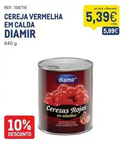Makro Cereja vermelha diamir promoção